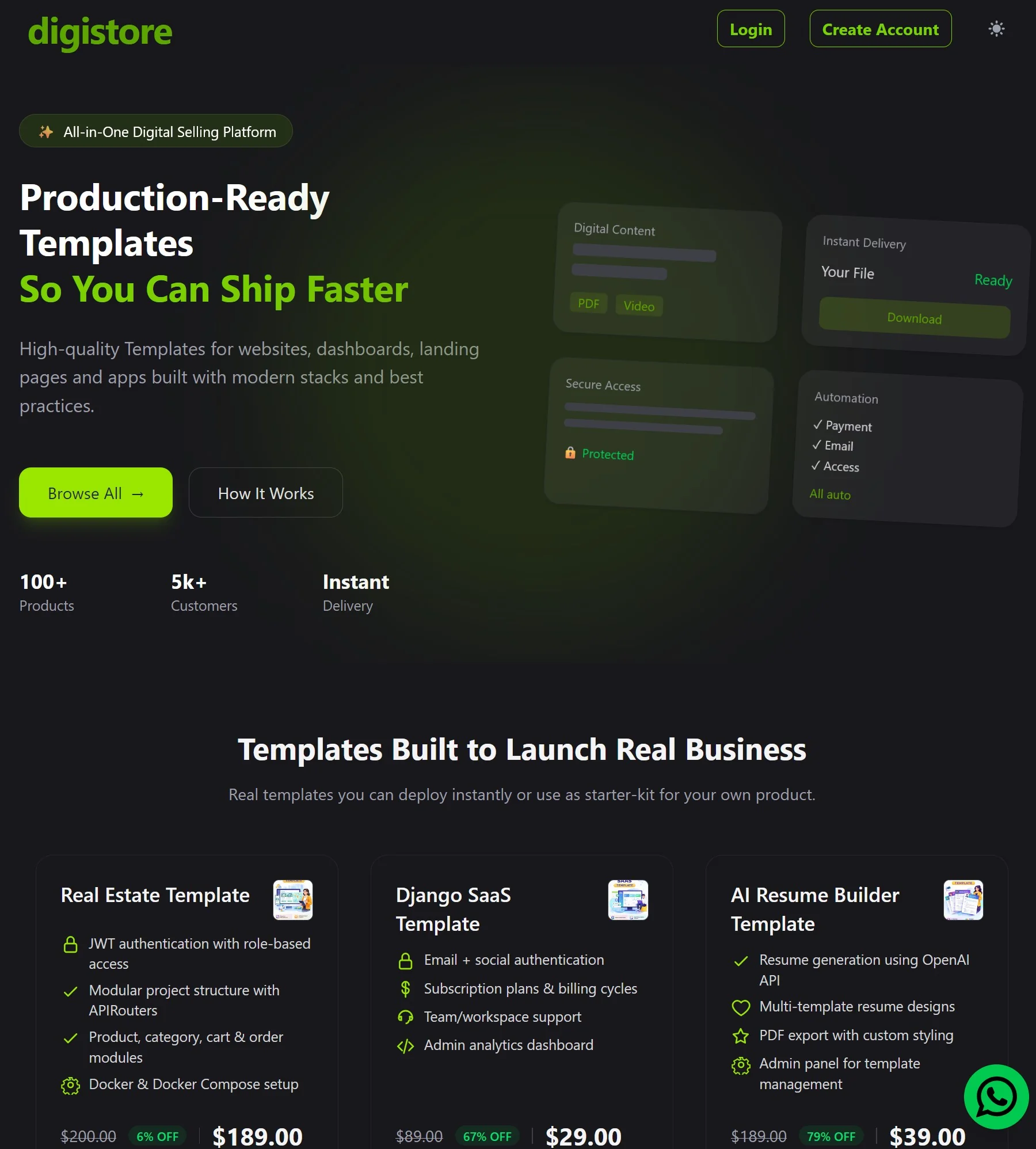 Digistore Digital Product Selling with Tech Support